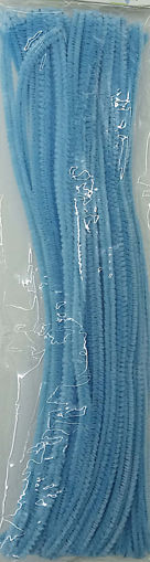 Picture of Chenille Stems 48pcs Light Blue 30cm Craft for all