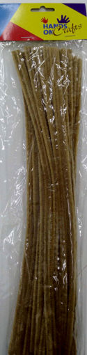 Picture of Chenille Stems Light Brown Hand Craft