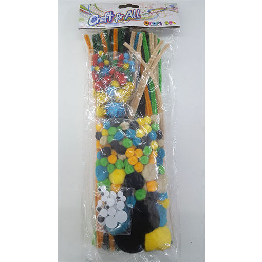 Picture of Chenille Stems with pompoms and eyes Craft for all