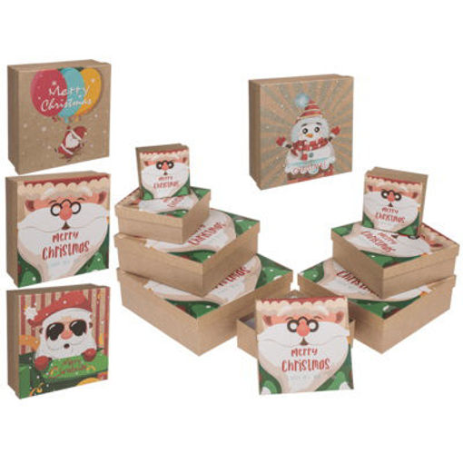 Picture of Box For gift (Set of 8) Christmas Out of the blue