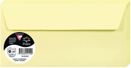 Picture of Claire Fontaine Envelopes 11x23cm (Set of 20) Yell