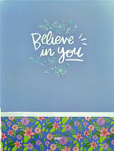 Picture of Binder 4rings A4 30mm Cardboard MP, Believe in you