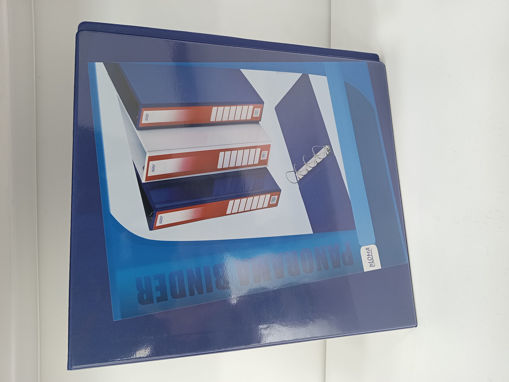 Picture of Binder 4rings Big A4 Blue 50mm Personalised Ploma