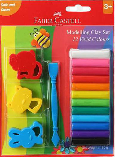 Picture of Clay (Set of 12) With Molds Faber-Castell