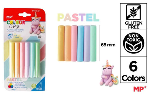 Picture of Clay (Set of 6) Pastel Color Sticks MP