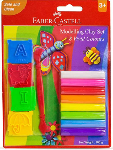 Picture of Clay (Set of 8) With Molds Faber-Castell
