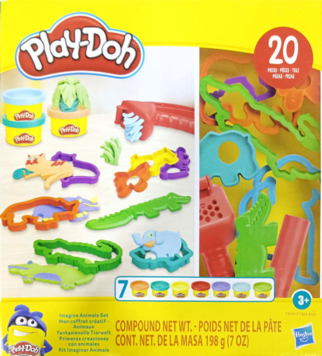 Picture of Clay Dough (Set Of 7) With Tools Play Doh