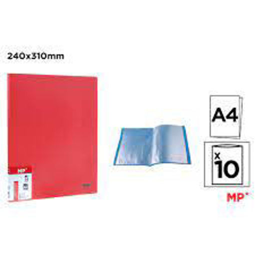 Picture of Clear Book A4 10pockets Assorted Personalised MP