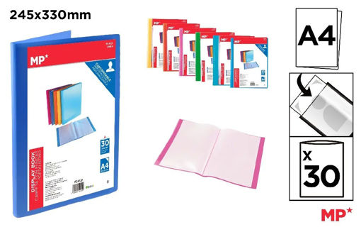 Picture of Clear Book A4 30pockets Assorted Personalised MP