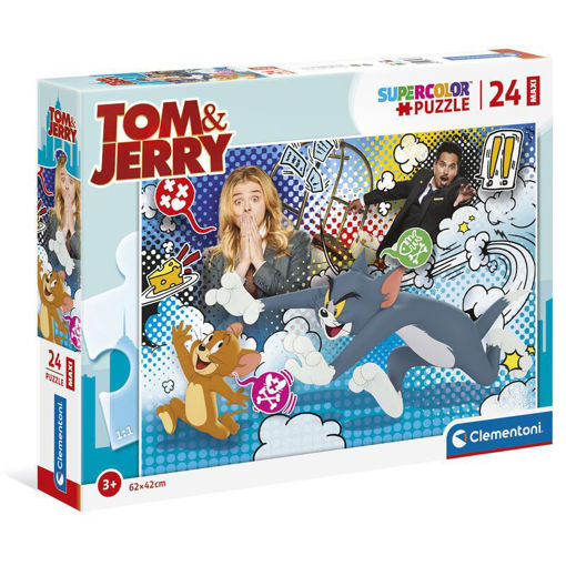 Picture of Puzzle Age 3+ 24pcs Clementoni, Maxi Tom And Jerry