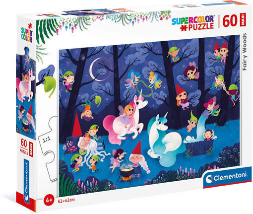 Picture of Puzzle Age 4+ 60pcs Clementoni, Fairy Woods