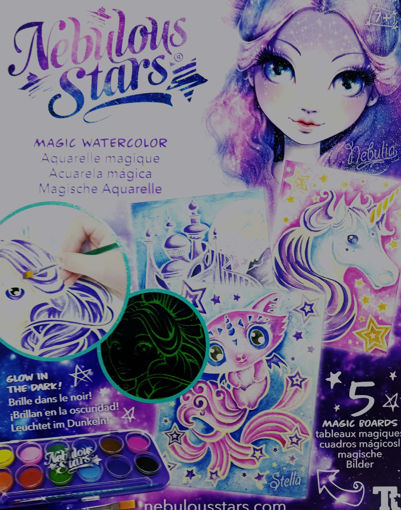 Picture of Coloring Set Watercolor Nebulous Stars