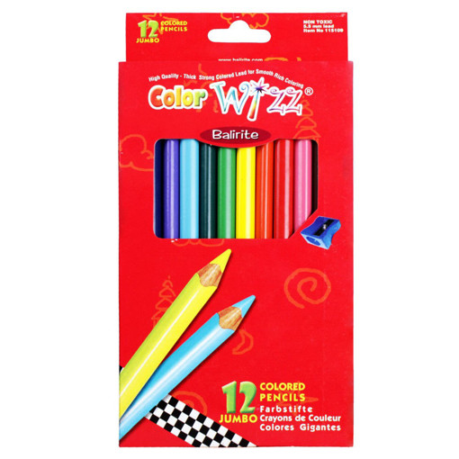 Picture of Colour Pencil 12colors 3.3mm Non Toxic Color wiz
