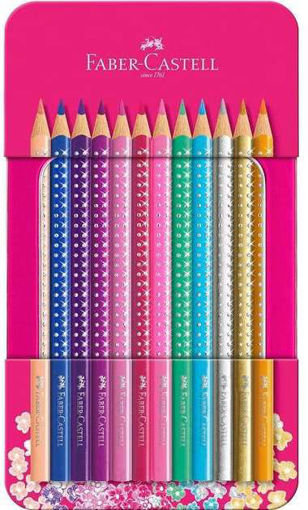 Picture of Colour Pencil 12colors Metal Box Faber-Castell