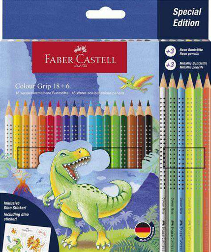 Picture of Colour Pencil 24colors Dinosaur Faber-Castell