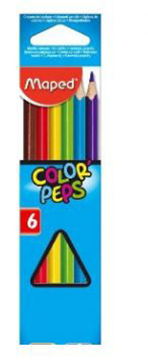 Picture of Colour Pencil 6colors Color Peps Maped