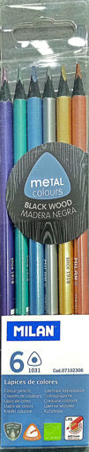 Picture of Colour Pencil 6colors Triangle Milan Mettalıc
