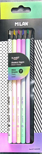 Picture of Colour Pencil 6colors 3.5mm Assorted Milan