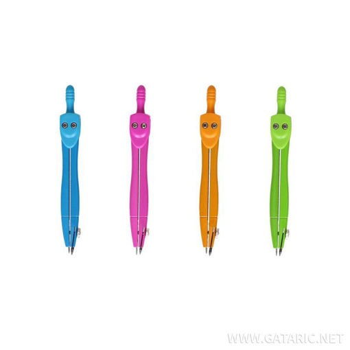 Picture of Compass with Lead 10cm Assorted Aluminium Spirit