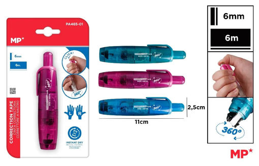 Picture of MP Correction tape 6mmx6m Retractable