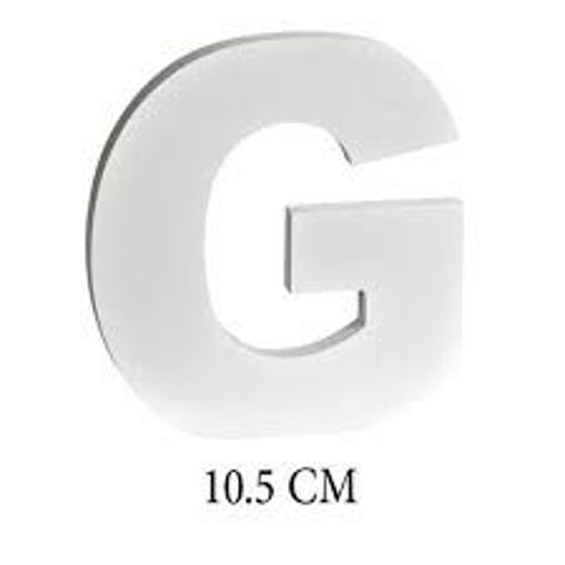 Picture of Wood 10.5cm White Letters Hand Craft,G