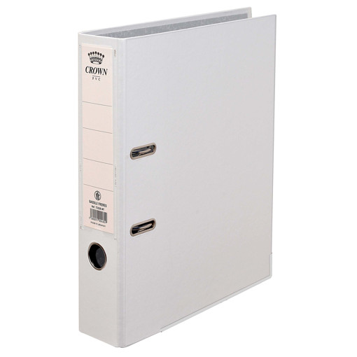 Picture of Binder with lever File 8cm A4 White Card board Cro
