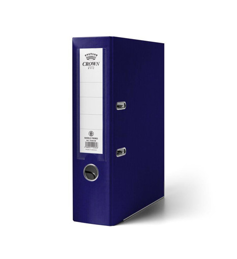 Picture of Binder With Lever A4 8cm Dark blue Cardboard Crown