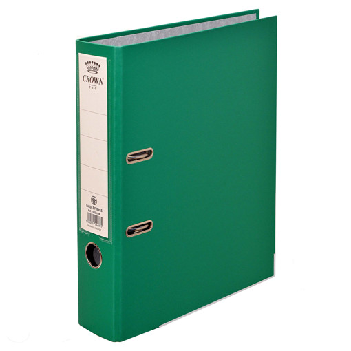 Picture of Binder with lever File 8cm A4 Green Card board Cro