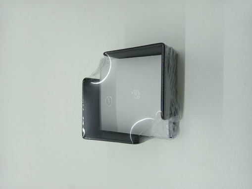 Picture of Cube 9x9cm Black Leather