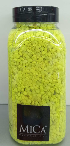 Picture of Decoration Granulate 650ml Yellow Edelman