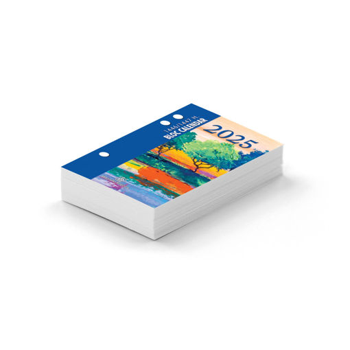 Picture of Desk Block Calendar 2025 8.5x12cm Bassile