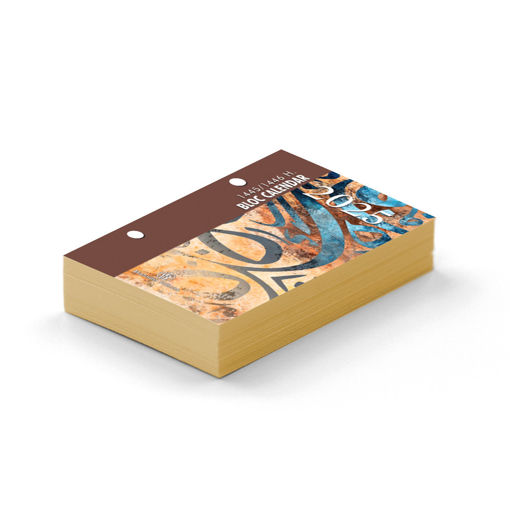 Picture of Desk Block Calendar 2025 8.5x12cm Bassile