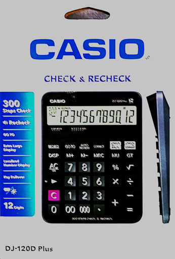 Picture of Desk Calculator DJ-120DPLUS 12 Digits Casio