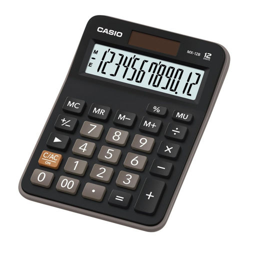 Picture of Desk Calculator MX-12B-BK 12 Digits Casio