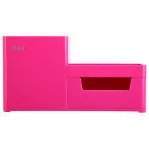 Picture of Desk Organizer 4 Parts Pink Deli