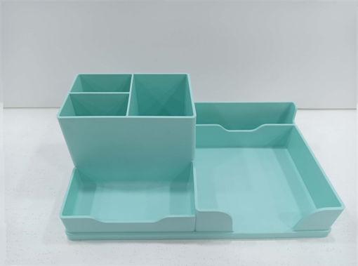 Picture of Desk Organizer 6 Parts Light Green Tip Top