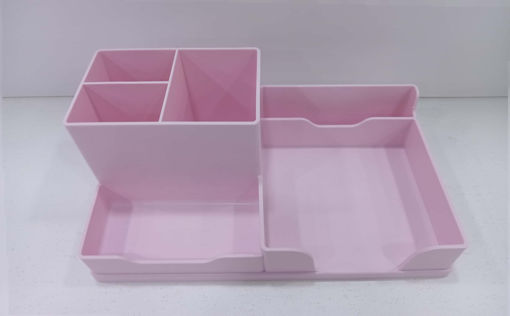Picture of Desk Organizer 6 Parts Pink Tip Top