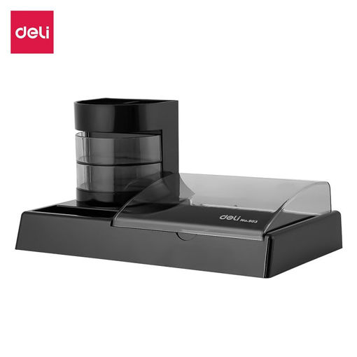 Picture of Desk Organizer 7x13x26cm Black Deli