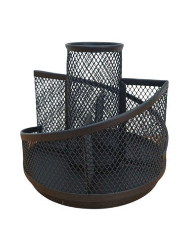Picture of Desk Organizer Black Metal