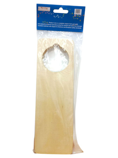 Picture of Door Hanger (Set of 6) Natural Oak 23cm Wood Primo