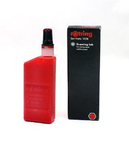 Picture of Drawing Ink 23ml Red Rotring