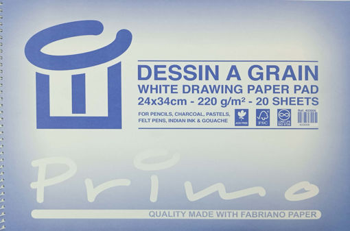 Picture of Drawing Paper 24x34/20 Sheets White 220g Spiral Pr
