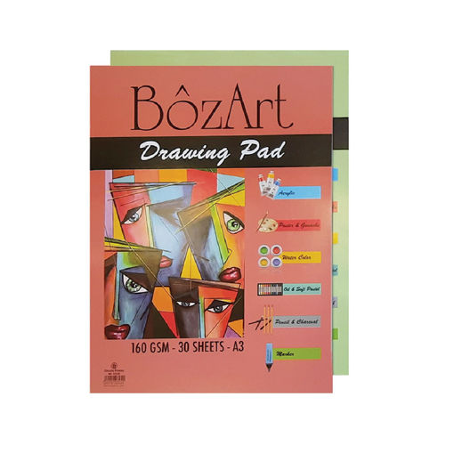 Picture of Drawing Paper A3 30 Sheets White 160gr Bozart