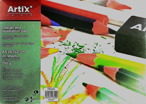 Picture of Drawing Paper A4 20 Sheets White 250gr Artix