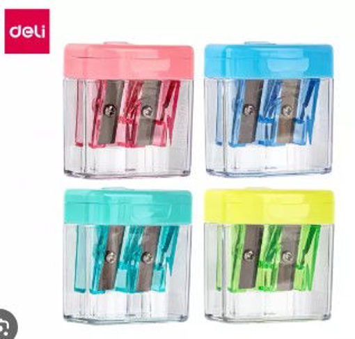 Picture of Duo Sharpener with Barrel Assorted Colors Deli