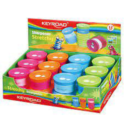 Picture of Duo Sharpener with Barrel Assorted Colors Stretchy
