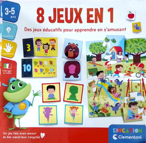 Picture of Educational Game Age 3-5 Clementoni, 8 Jeux En 1