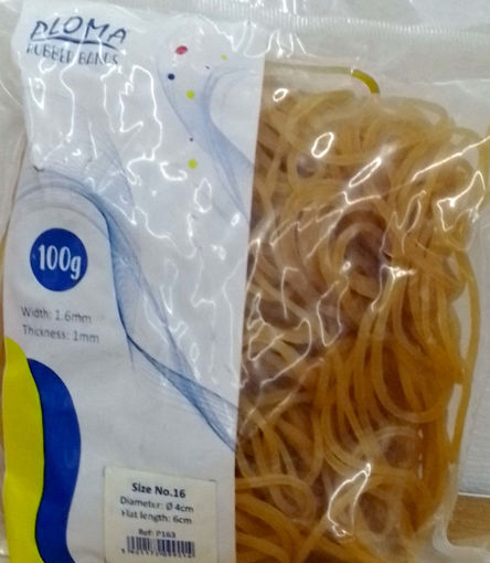 Picture of Elastic Bands 4cm 100gr Ploma