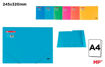 Picture of Elastic File A4 Assorted Colors Plastic MP