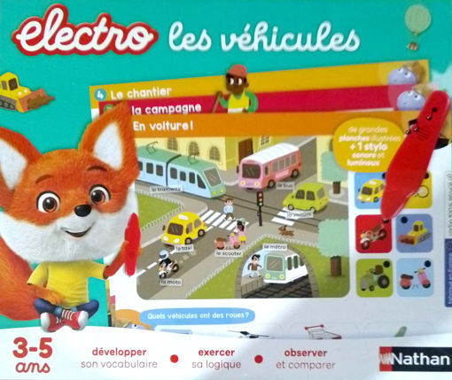 Picture of Educational Game Age 3-5 Nathan,Electro Vehicules